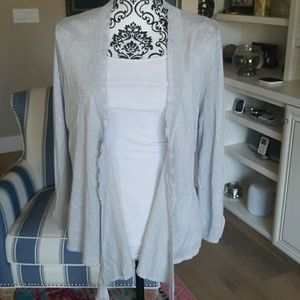 Open tie cardigan